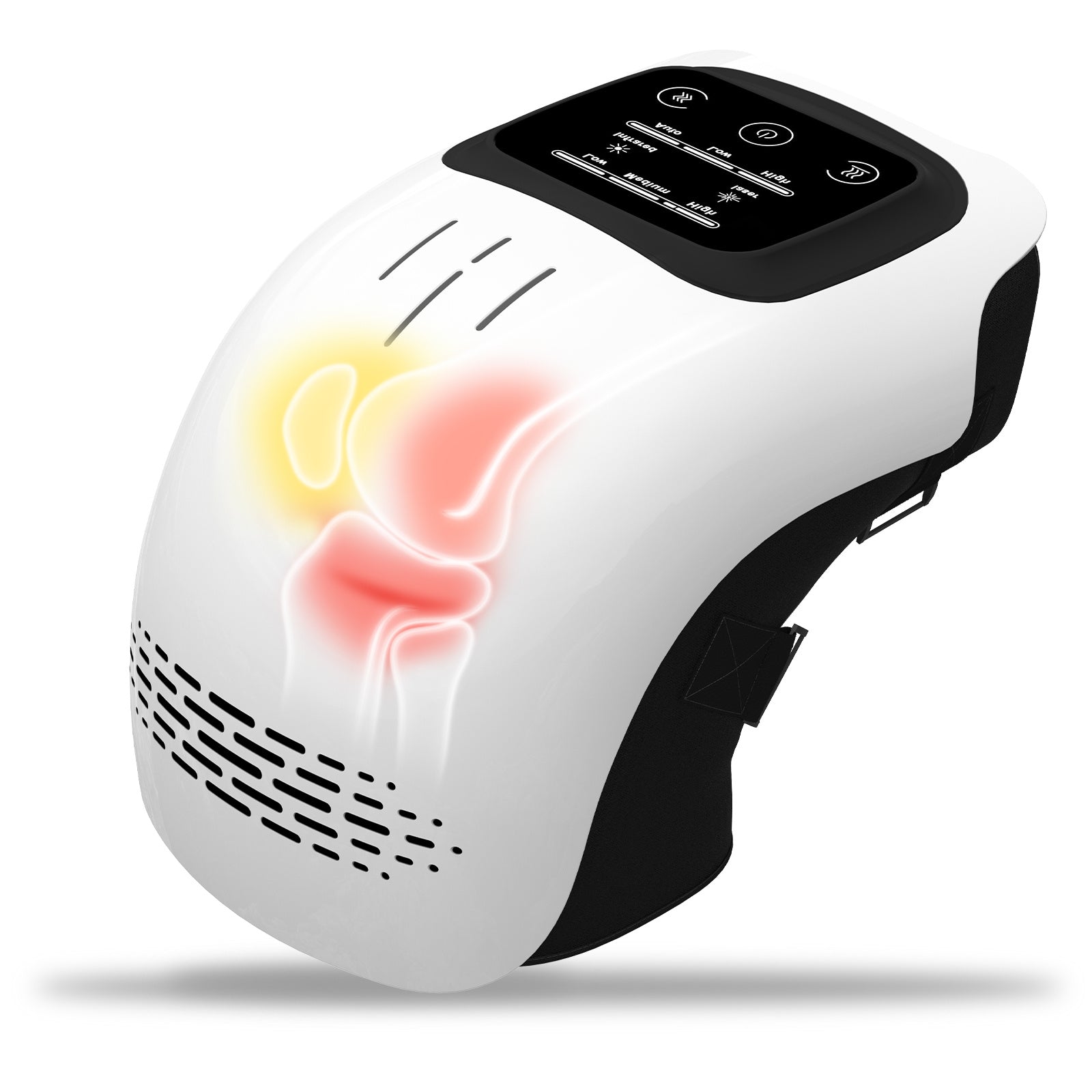 All-in-One Smart Knee Therapy Device Featuring Deep Tissue Massage, Soothing Heat, and Advanced Vibration Technology to Help Recovery from Sports Injuries and Joint Stiffness